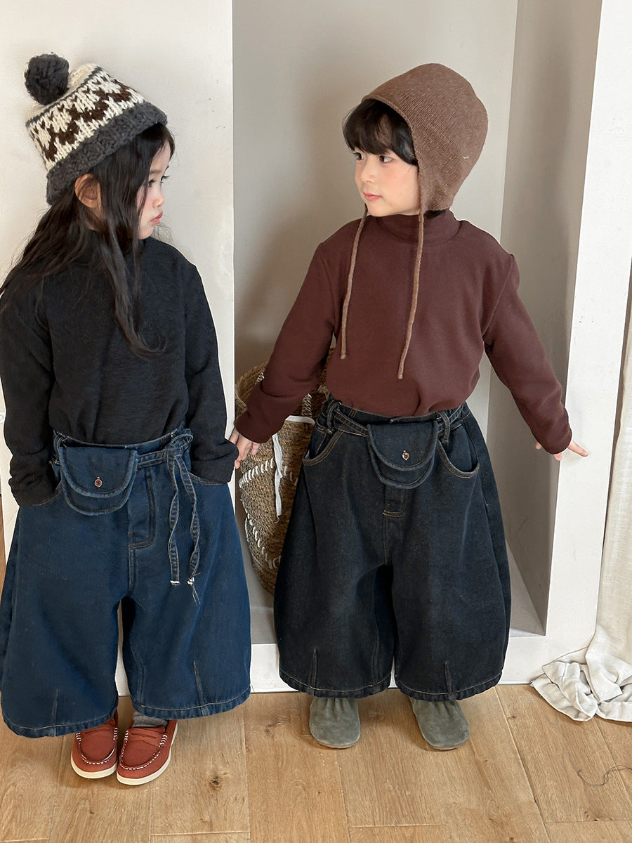 Fleece-lined high-neck inner