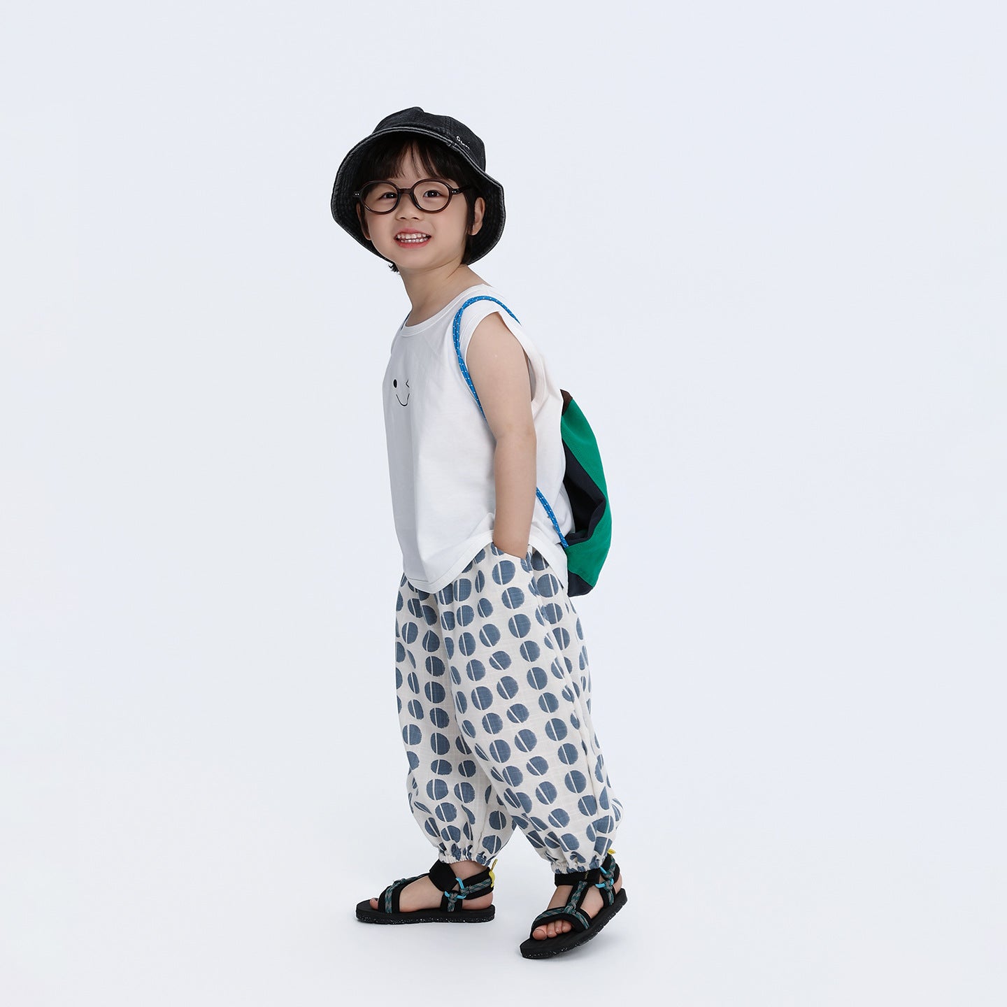 スマイルコットンタンクトップ