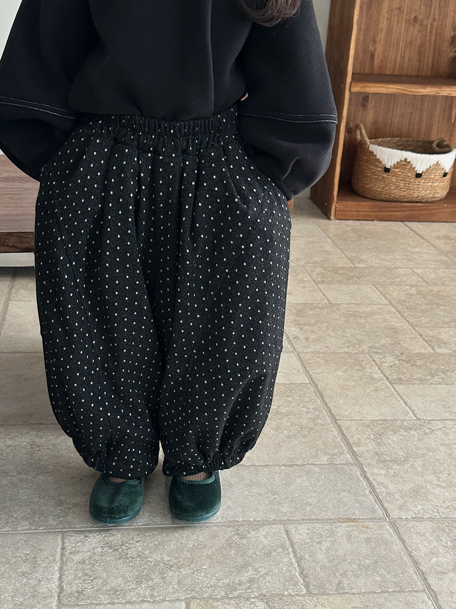 ドット裏ボアバルーンパンツ