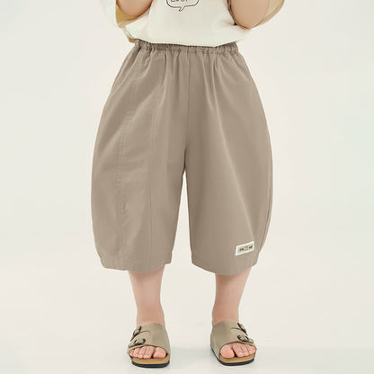 裾タグ付き7分丈パンツ