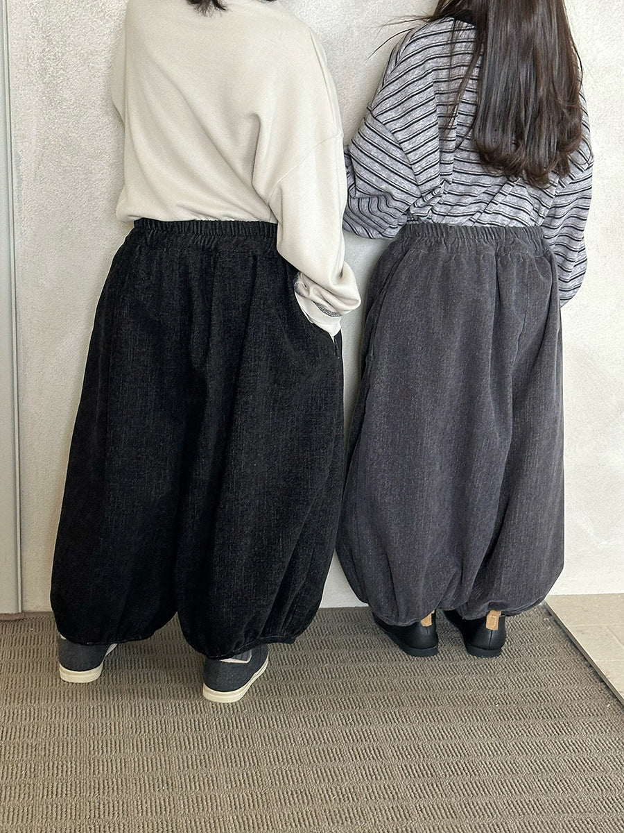 シェニール4色バルーンパンツ