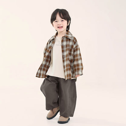 クラシカル白線チェックシャツ