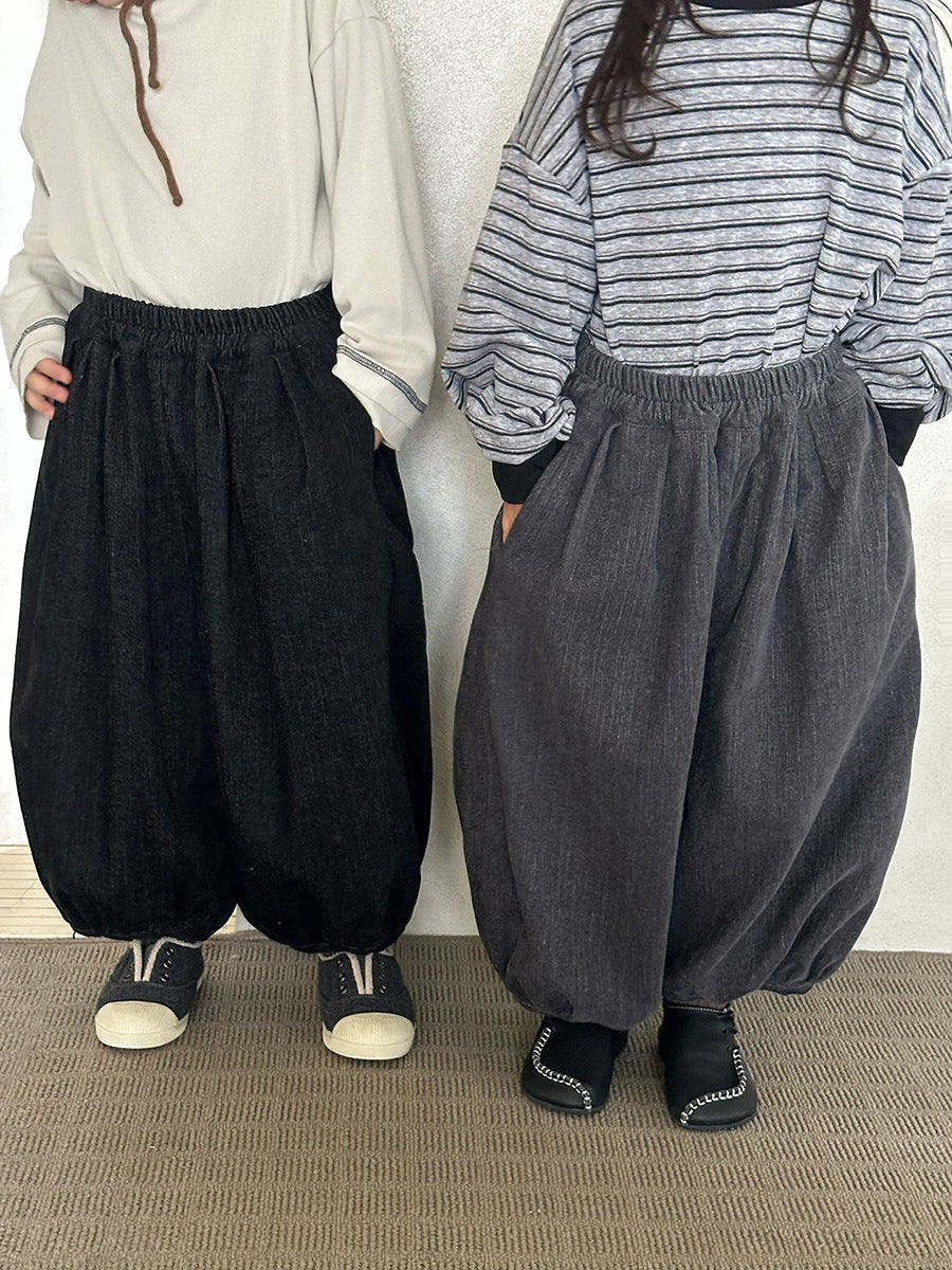シェニール4色バルーンパンツ