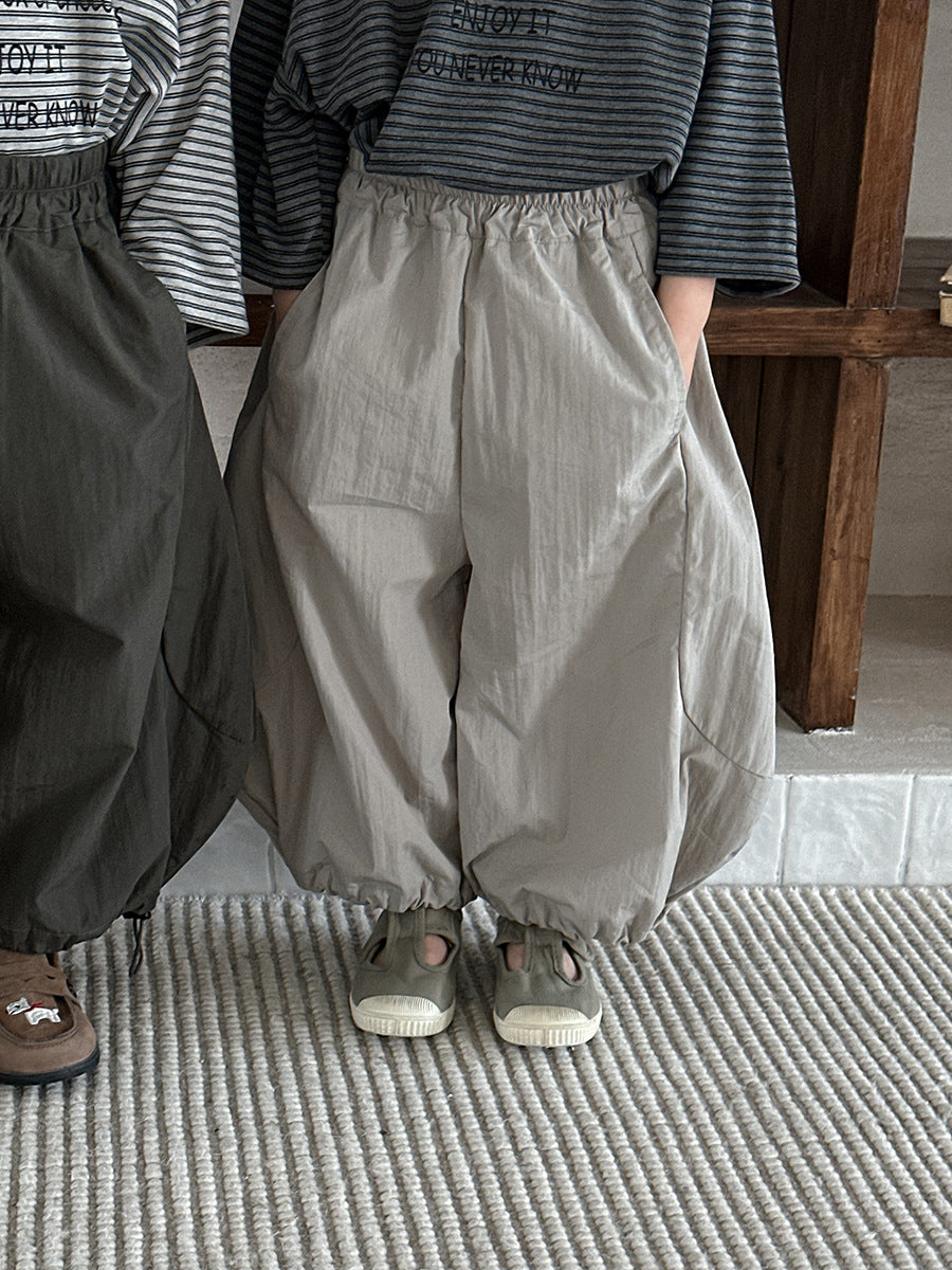 大胆シルエット無地ワイドパンツ