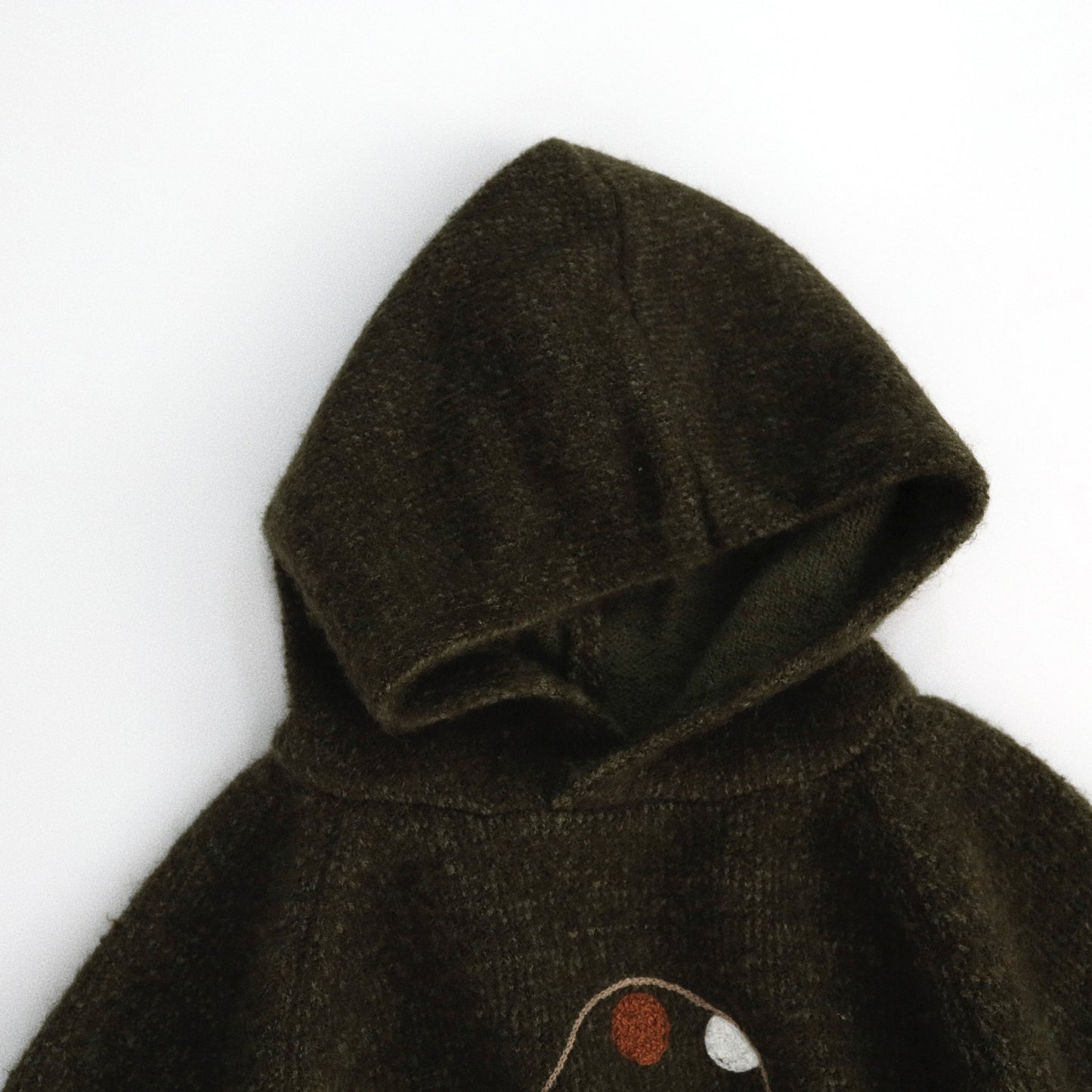 きのこプリントニットパーカー