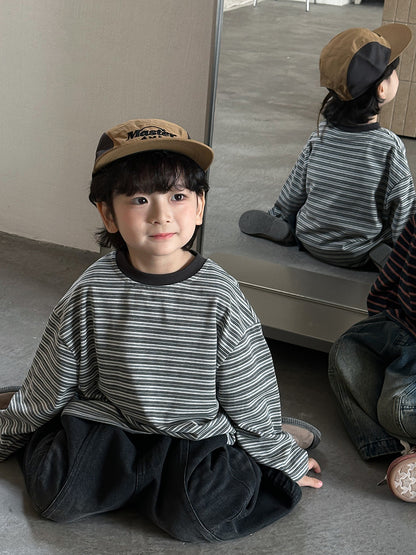 ボーダーカットソー