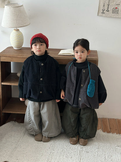 裏ボアワイドシルエットパンツ