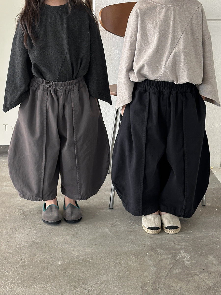 コットンセンタープリーツパンツ