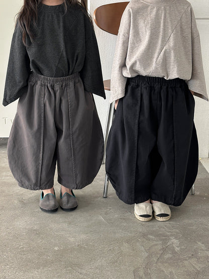 コットンセンタープリーツパンツ