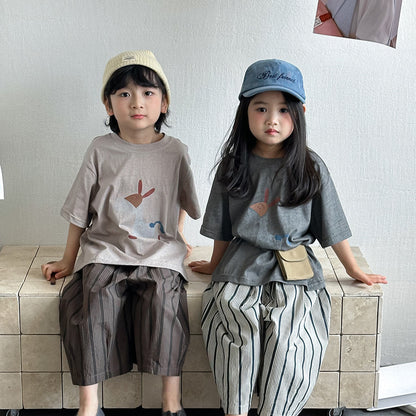 ロバプリント半袖Tシャツ