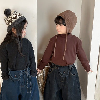 Fleece-lined high-neck inner