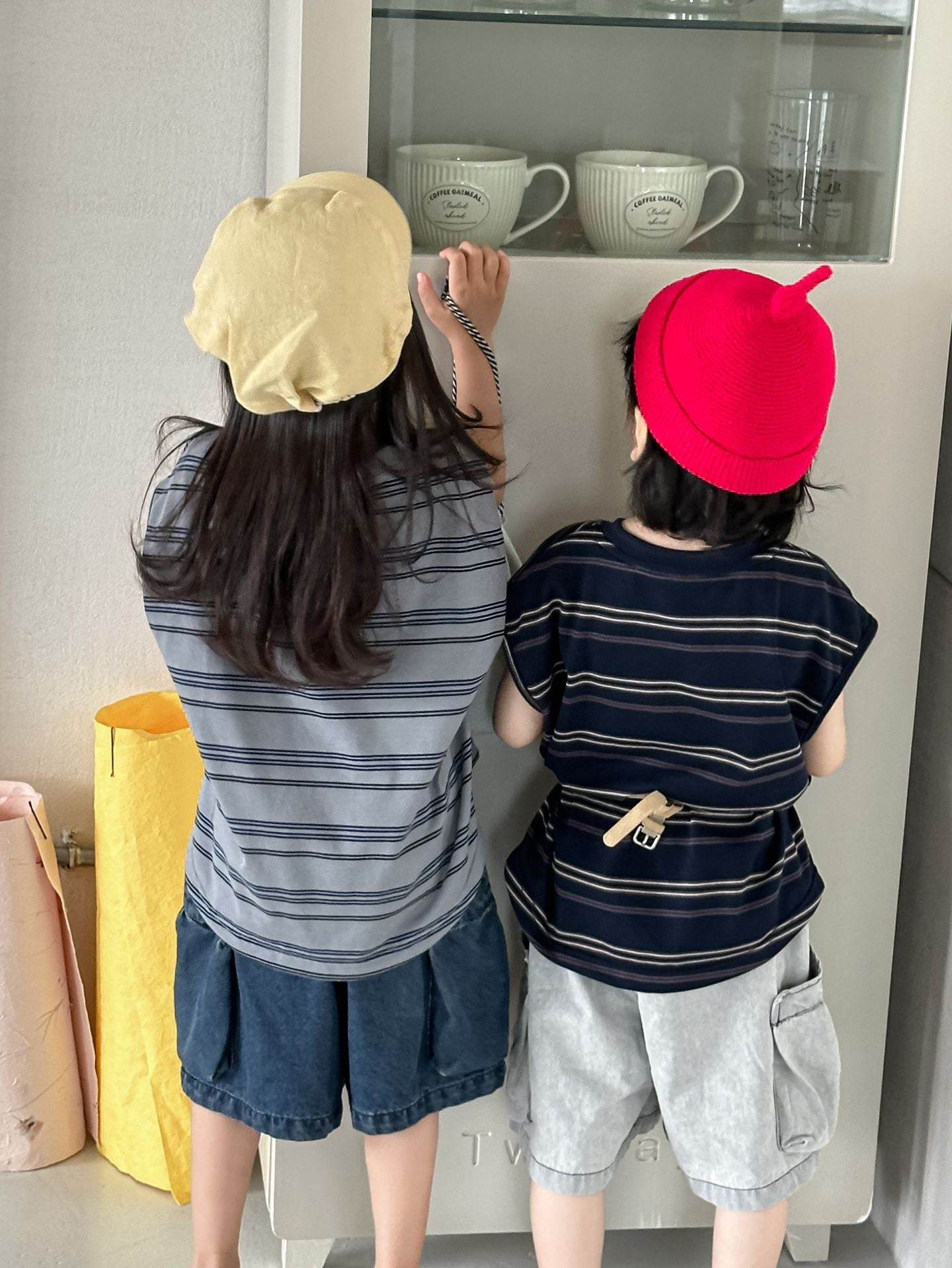 ボーダー柄タンクトップ