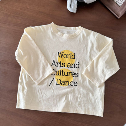 レターデザイン長袖Tシャツ
