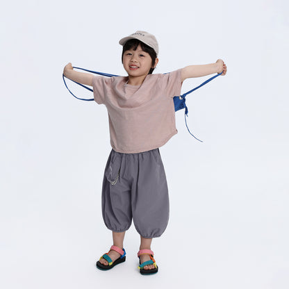 竹節棉コットン半袖T