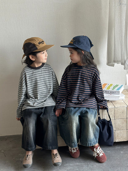 ボーダーカットソー