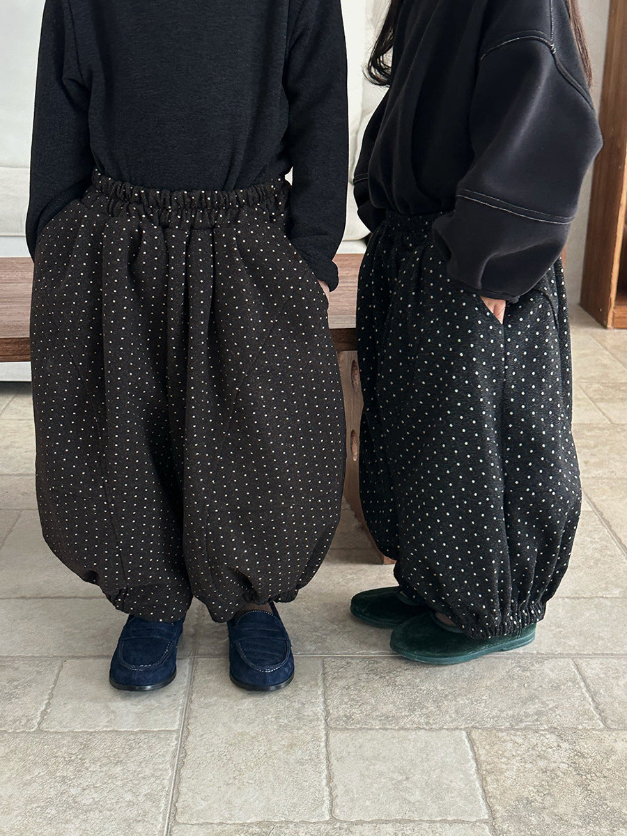 ドット裏ボアバルーンパンツ
