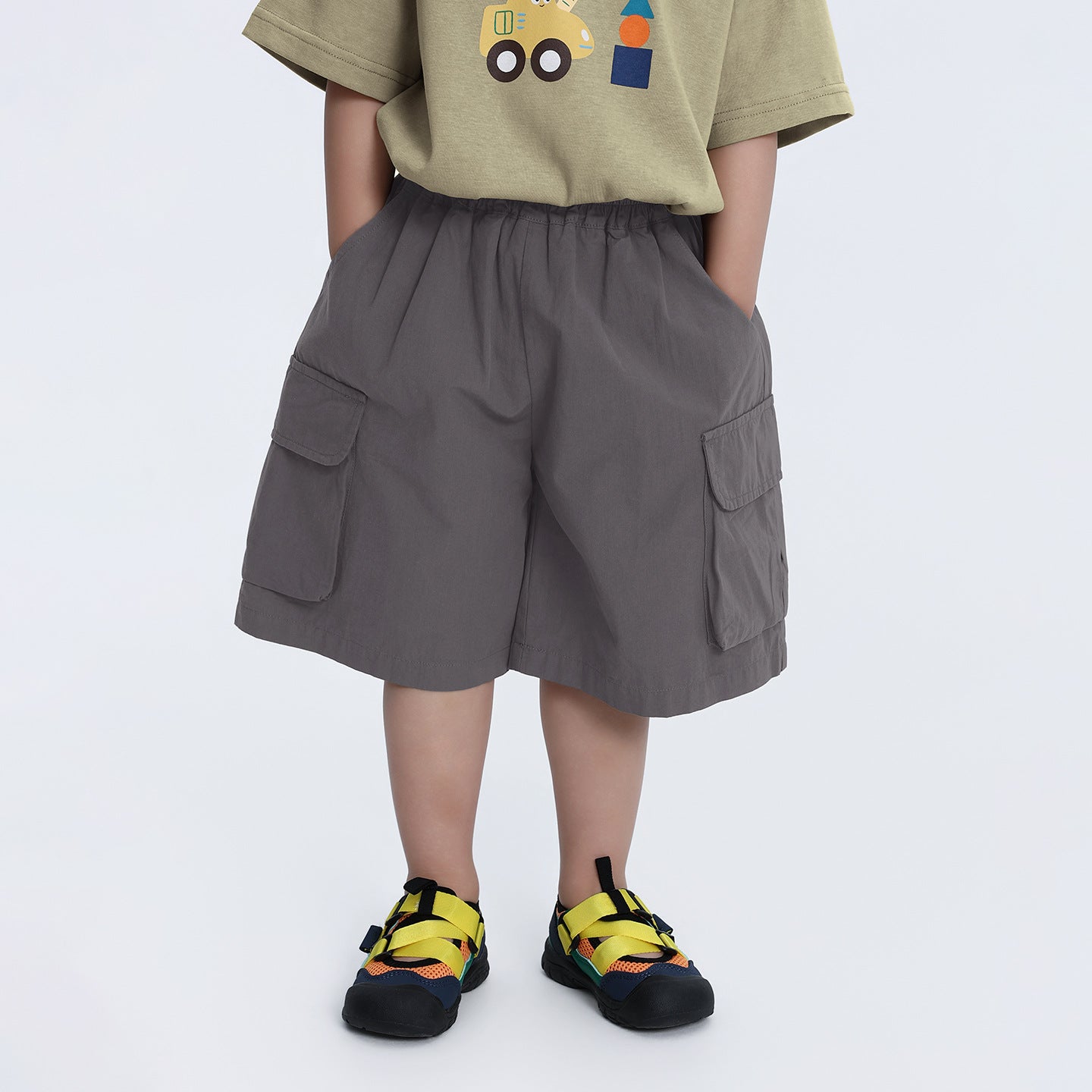 薄手カーゴショートパンツ