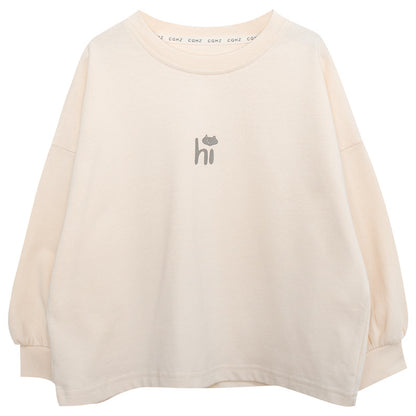 純棉クルーネックTシャツ