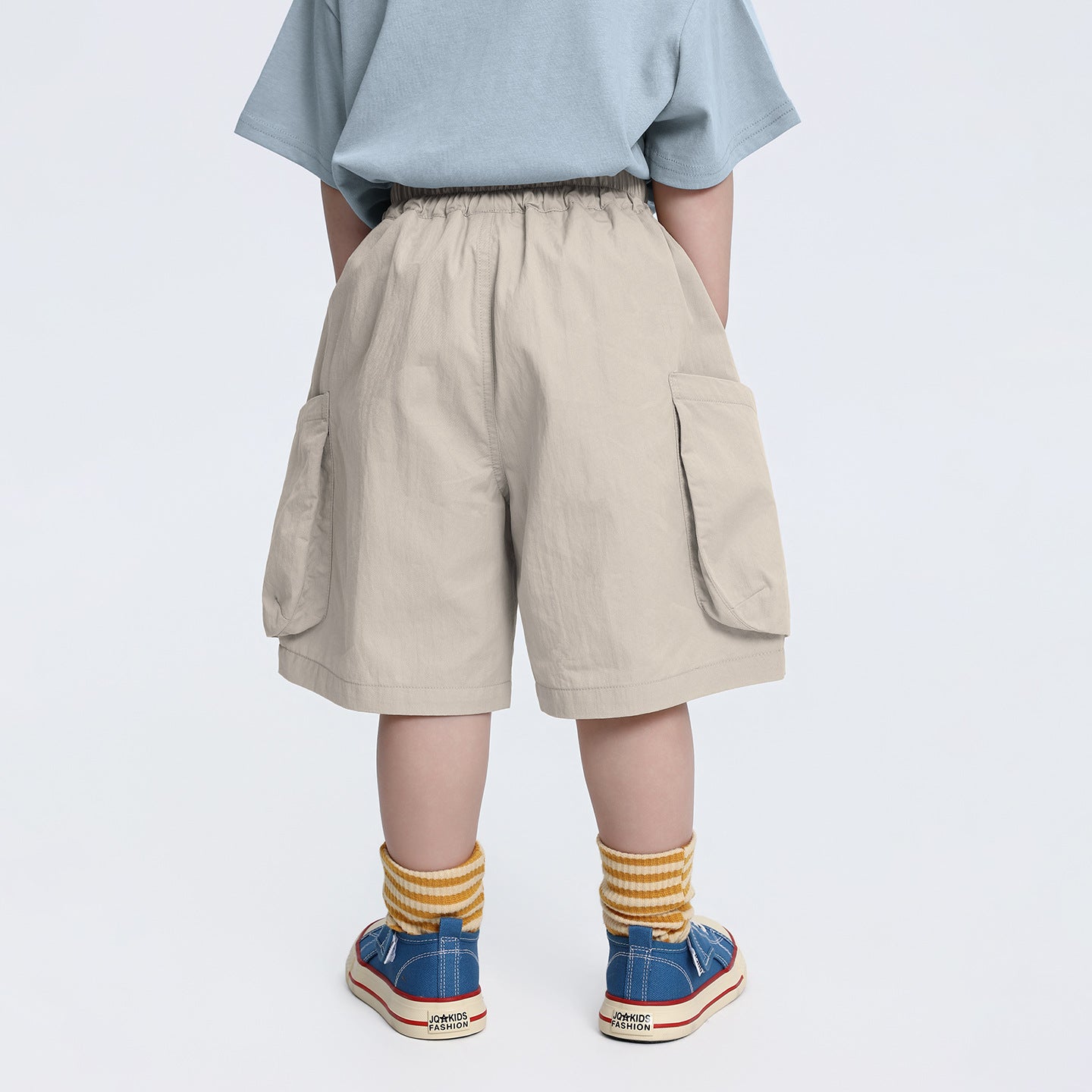 斜め立体大ポケットハーフパンツ