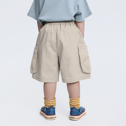 斜め立体大ポケットハーフパンツ
