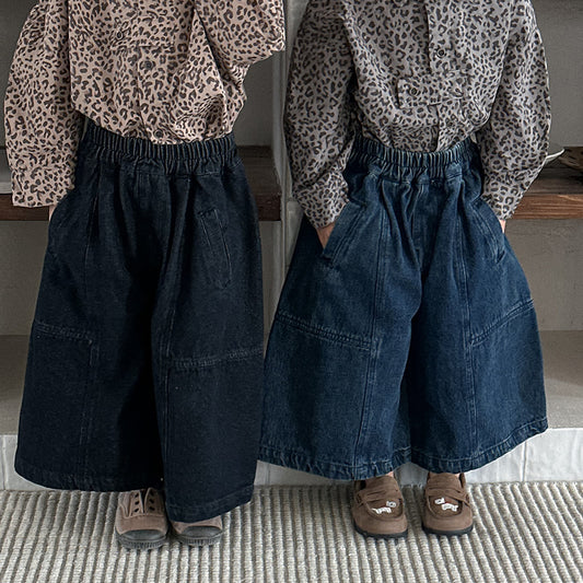 リラックスワイドデニム