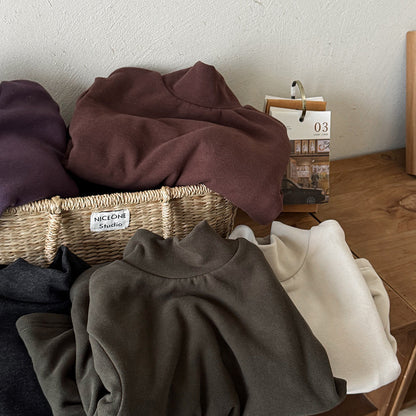 Fleece-lined high-neck inner