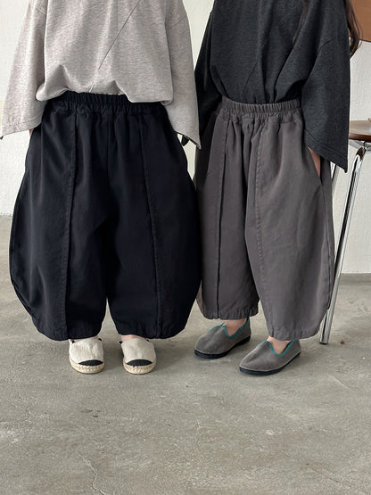 コットンセンタープリーツパンツ