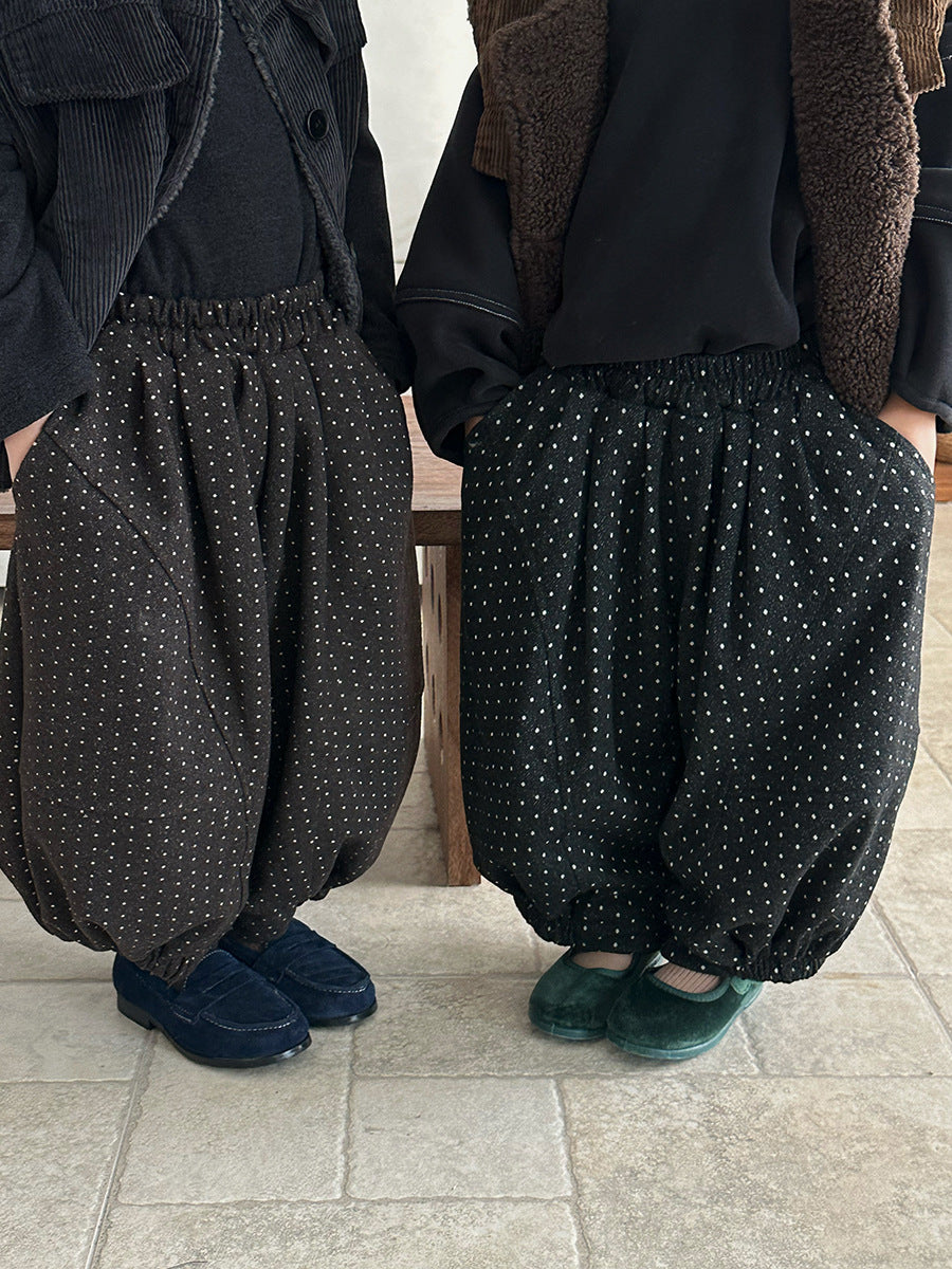 ドット裏ボアバルーンパンツ