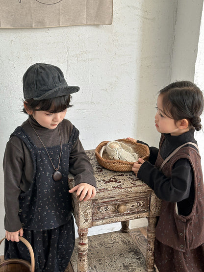 小花柄ベスト&パンツセット