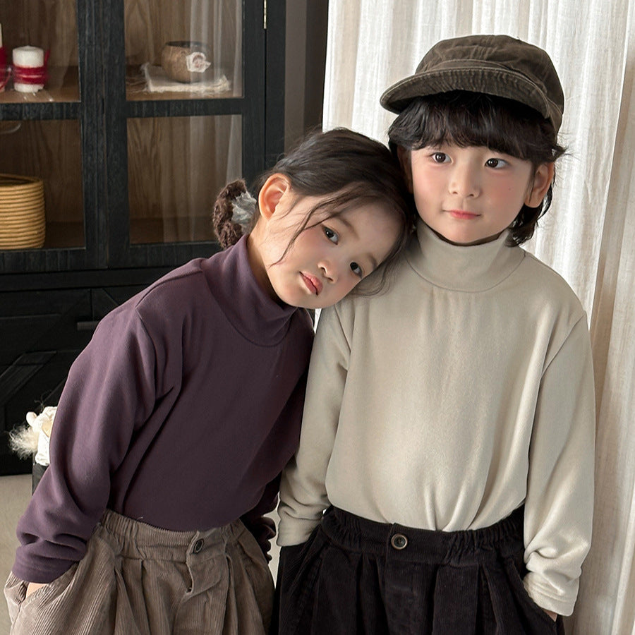 Fleece-lined high-neck inner