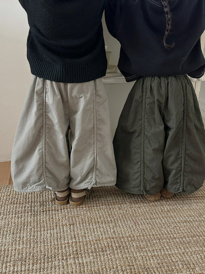 裏ボアワイドシルエットパンツ