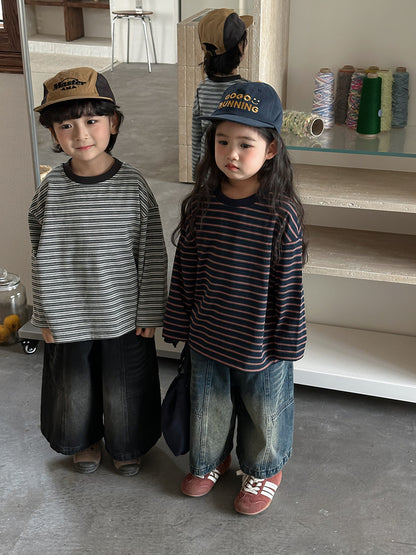 ボーダーカットソー