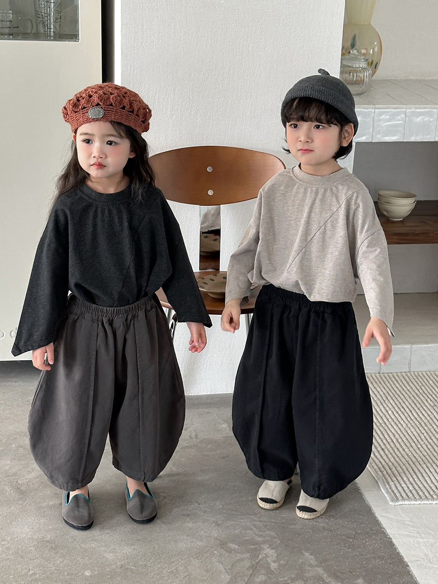 コットンセンタープリーツパンツ