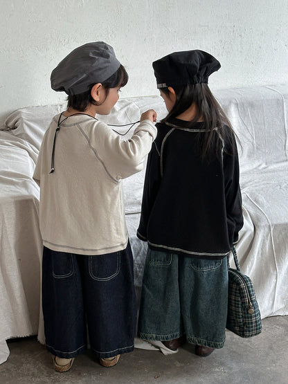 ストレートデニムパンツ