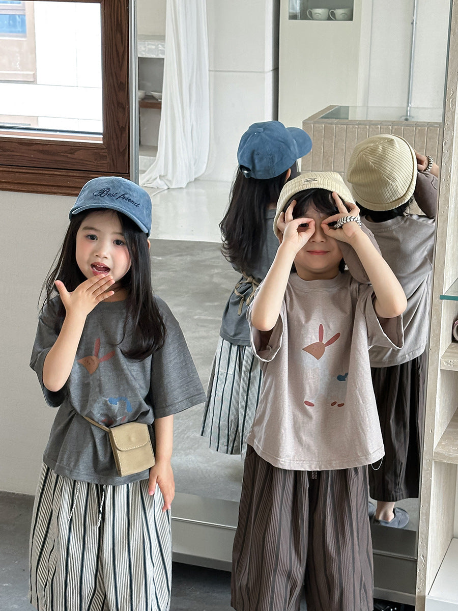 ロバプリント半袖Tシャツ