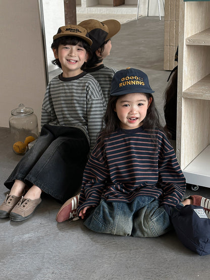 ボーダーカットソー