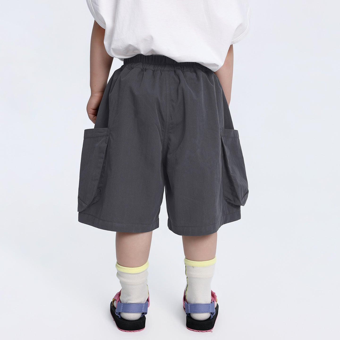 斜め立体大ポケットハーフパンツ