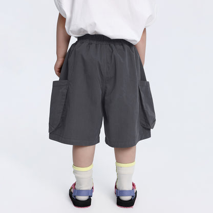 斜め立体大ポケットハーフパンツ
