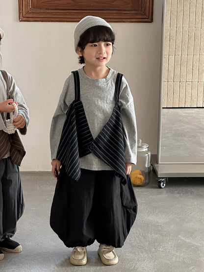 大胆シルエット無地ワイドパンツ