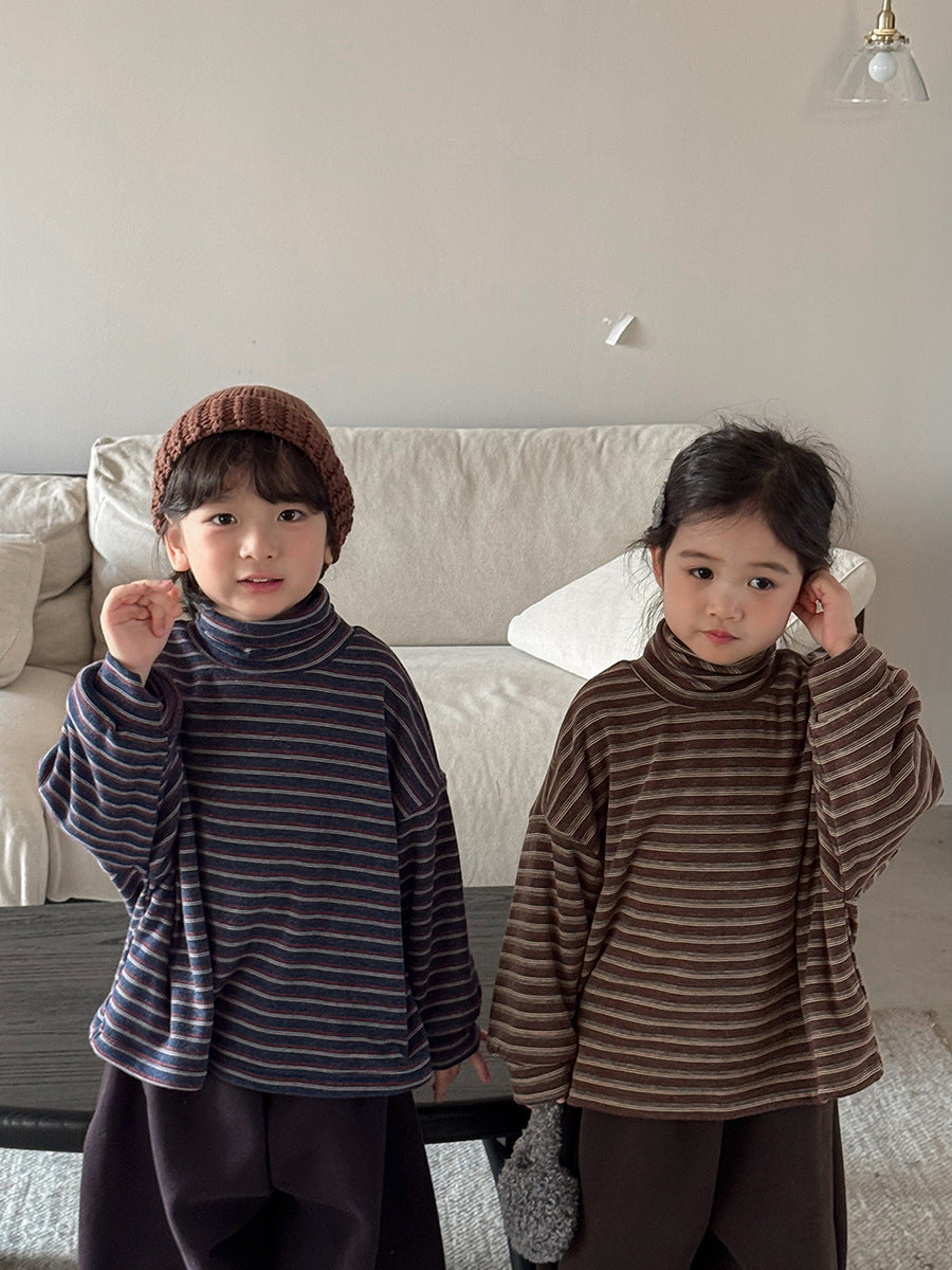 カシミア風ボーダートップス