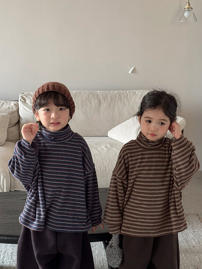 カシミア風ボーダートップス