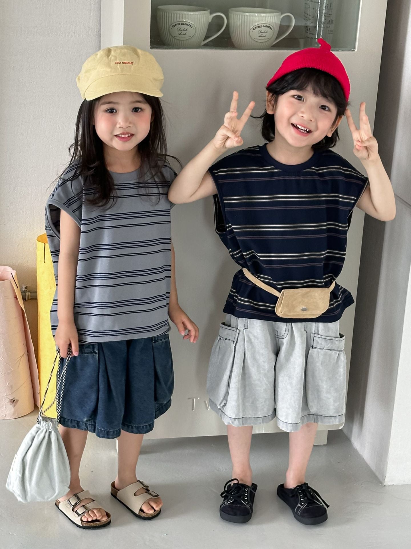 立体ポケットデニムパンツ