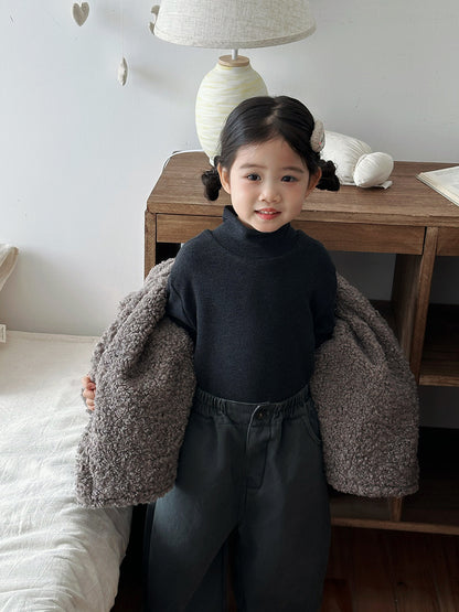 ボアフリースチェック柄コート