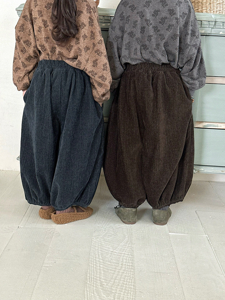 シェニール4色バルーンパンツ