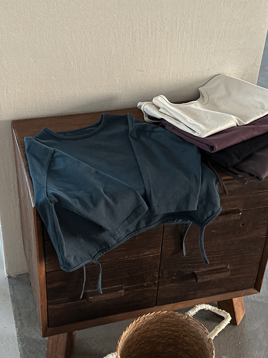 裾テープ5色展開ロンT