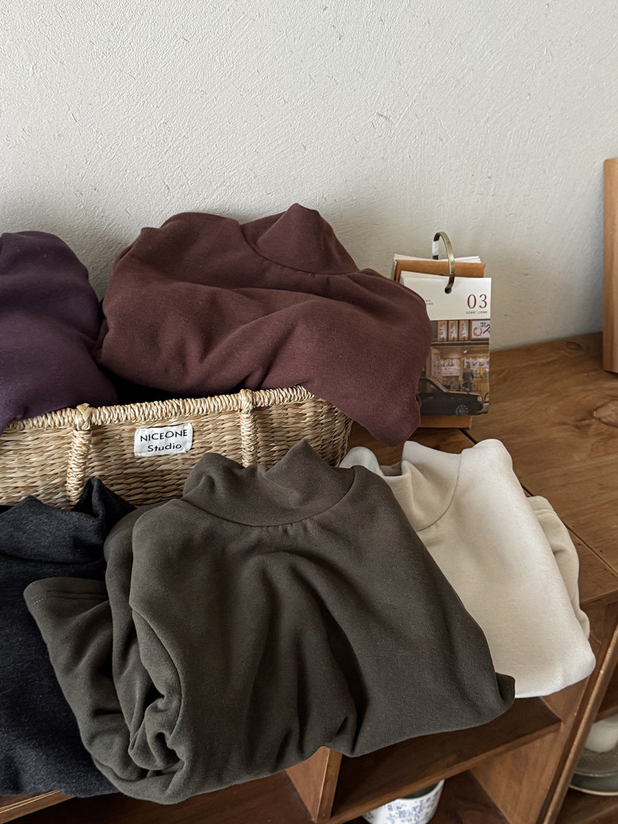 Fleece-lined high-neck inner