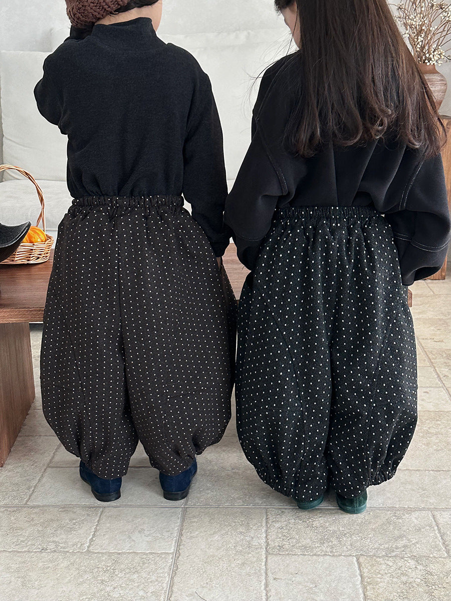 ドット裏ボアバルーンパンツ