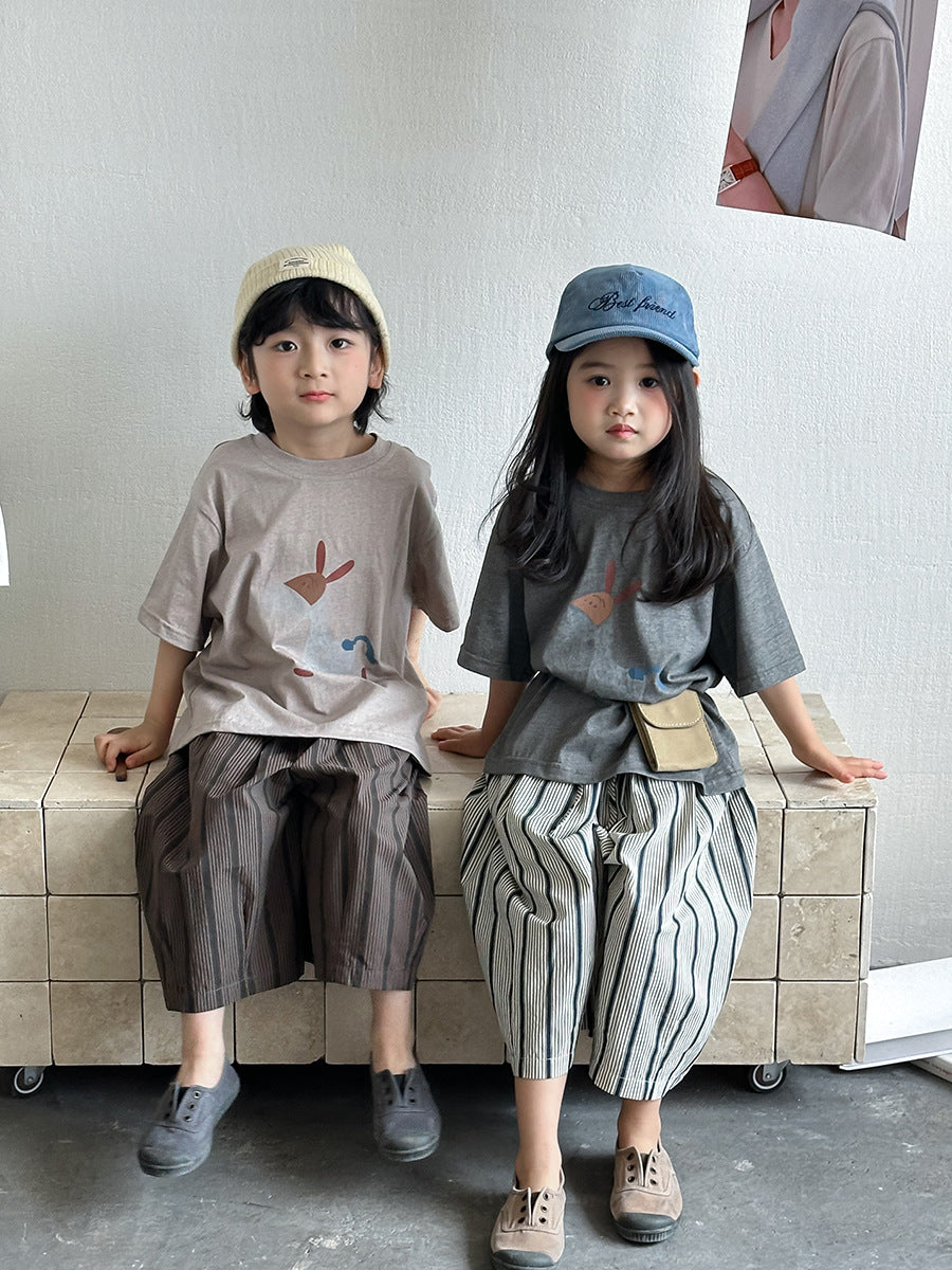 ロバプリント半袖Tシャツ