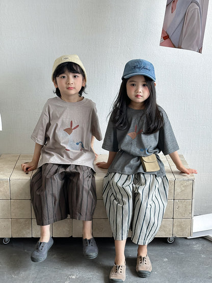 ロバプリント半袖Tシャツ