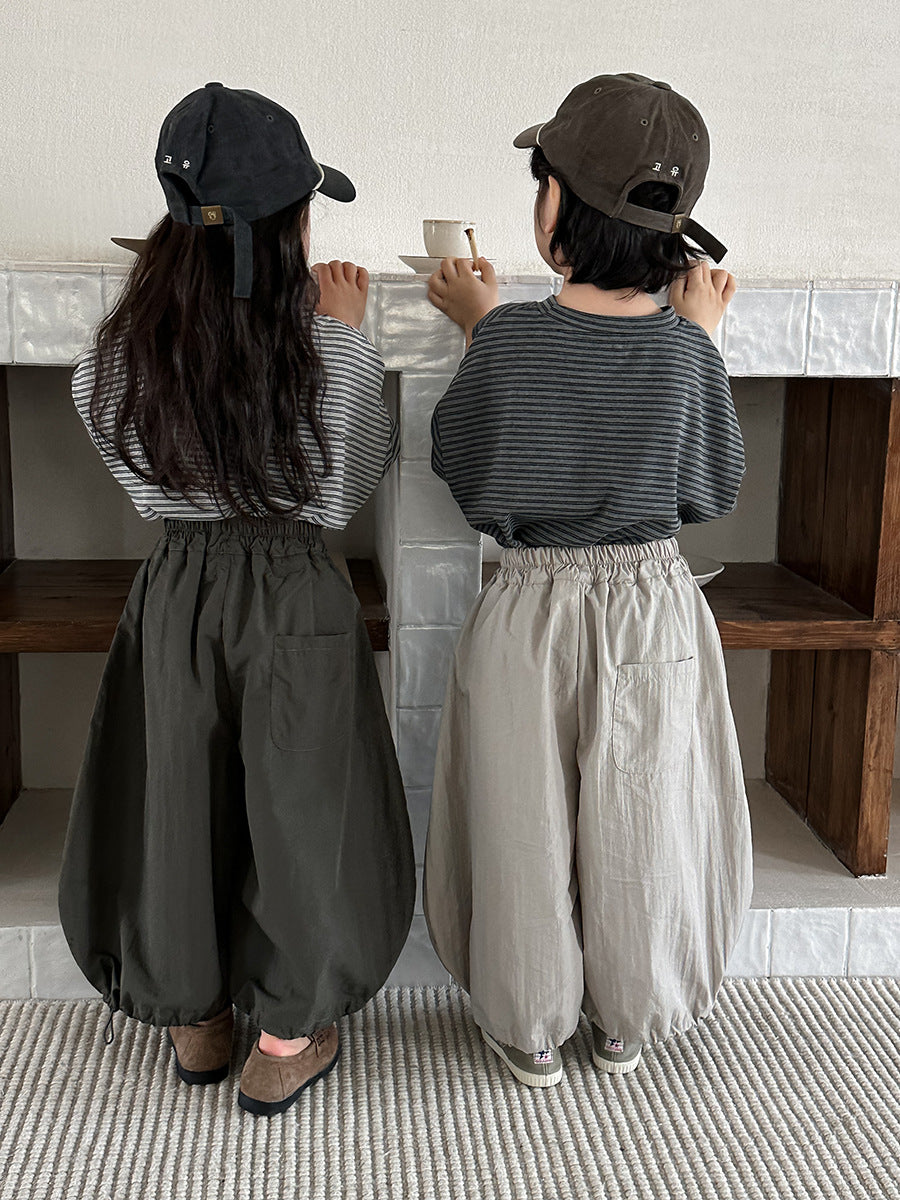 大胆シルエット無地ワイドパンツ